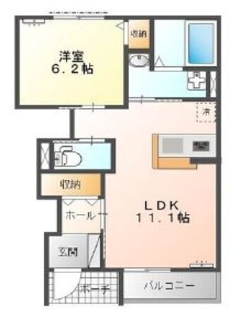 シェネIIの物件間取画像